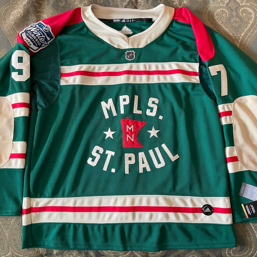 Minnesota Wild Winter Classic Jersey 2022 Kaprizov #97 Size 52 (Large)
